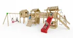 Laste m&auml;ngumaja SQUARE TOYS XXL liu, 2 kiige ja kingitustega