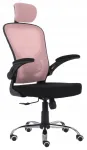 Ergonoomiline p&ouml;&ouml;ratav roosa kontoritool