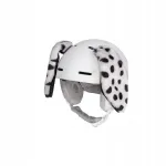 Kiivri dekoratsioon Etape Funny Ears, must-valge