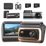 DDPAI Z60 Pro 4K + MINI2X + tagumine kaamera + 4G moodul salvesti