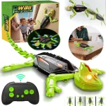 Kaugjuhtimisega interaktiivne GECKO roboti sisalik LED-iga, 360&deg; liikumine