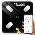SMART+ rakendusega anal&uuml;&uuml;tilised vannitoa kaalud, 180 kg