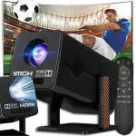 Mini kaasaskantav Android LED WiFi BT Full HD Smart TV projektor HM103