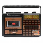 Retro raadio magnetofon USB SD AM FM SW, t&ouml;&ouml;tab v&otilde;rgu ja patareidega, salvestusfunktsiooniga