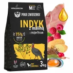 Kuiv koeratoit Paka Zwierzaka kalkuniliha ja vaarikatega, M, 3 kg