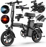 Kokkupandav elektriline t&otilde;ukeratas URLIFE F1L, 500W, 48V, 7,5Ah, kuni 32 km/h, kuni 45 km s&otilde;iduulatusega