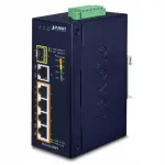 PLANET IGS-614HPT t&ouml;&ouml;stuslik 4-port PoE l&uuml;liti, 1 GE ja 1 SFP