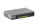 Netgear GS105EP v&otilde;rgul&uuml;liti, 1x 10/100/1000 port, 4x 10/100/1000 PoE+ porti