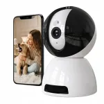 IP videovalve kaamera 2.4/5G WiFi, p&ouml;&ouml;rlev PTZ, nutikas, siseruumide ja lastehoiuks