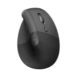 Juhtmevaba ergonoomiline vertikaalne hiir Logitech Lift, grafiithall