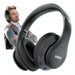 Juhtmevabad Bluetooth 5.3 k&otilde;rvaklapid, 65 h t&ouml;&ouml;aeg, mustad, kerged, k&otilde;rvakatted