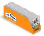 CLUB 4 PAWS m&auml;rg toit steriliseeritud kassidele kalkunilihaga, 24 x 80 g