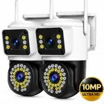 V&auml;lissu Wifi-kaamera AI-ga, 10 MP, p&ouml;&ouml;ratav, mikrofoniga
