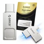 64 GB USB-C ja USB-A m&auml;lupulk Orico U301, USB 3.2, OTG