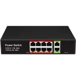 V&otilde;rgul&uuml;liti 8x PoE, 2x uplink, 120W, 100 Mbps, CCTV IP