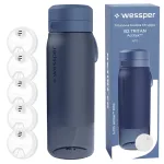 Pudel WESSPER B2 700 ml Tritan 5 filtriga, BPA-vaba