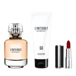 Komplekt L'Interdit parf&uuml;&uuml;mvesi EDP 50 ml + kehakreem + huulepulk