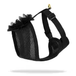 Must Black Roses Mesh Luxe lemmiklooma valjad kassile v&otilde;i koerale