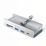 USB 3.2 jagaja SD ja TF kaardilugejaga, 10 Gb/s, h&otilde;bedane