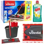 P&otilde;randapesukomplekt Vileda UltraMax &auml;mbriga ja 35 cm Ajax lapiga