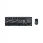 Traadita klaviatuur ja hiir HAMA WKM-200, QWERTY US, must