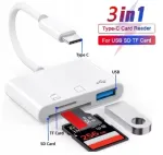 Kaardilugeja USB-C, SD/TF, USB3.0, 480 Mbps