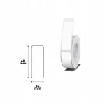 Kleebised printerile Niimbot B, 40x14 mm, valged, 150 tk