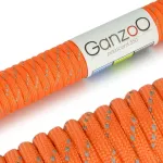 Paracord helkurk&ouml;is, 31 m, 4 mm, oranž, 150 kg