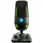 USB mikrofon ROCCAT Torch ROC-14-912, Aimo RGB valgustus, must