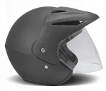 Motorollerile/Chopperile kiiver WL701, must matt, suurus L, sertifikaadiga