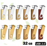 USB-m&auml;lupulk 32GB 2.0, puidust, 6 disaini