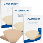 Kohvifiltrid Wessper, 4 suurust, 240 tk, kohvimasinale