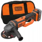 Nurklihvija BLACK+DECKER BCG720M1, juhtmevaba, 18V, 4.0Ah, 125 mm