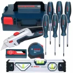 BOSCH 19-osaline k&auml;sit&ouml;&ouml;riistade komplekt L-BOXX karbis