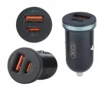 XO auto laadija USB-A QC 3.0 ja USB-C, 30W