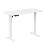 Reguleeritav elektriline kirjutuslaud LVNSystem, valge, 120&times;60 cm, k&otilde;rgus 72&ndash;114 cm
