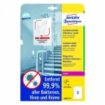L8002-10 antibakteriaalsed kleepsud, valged, 210x148 mm