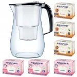 Veefiltri kann Aquaphor Onyx 4,2 l, must, 6 kassettiga (3Mg + 3H)