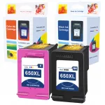 Tindikassetid HP 650 XL, sobivad Deskjet 3515, 3545, 4515, 1015, 1515, 2515, 2545 Ink Advantage printeritele