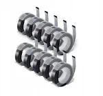 Dymo Omega MoTEX must 3D kleebiseteip, 10 tk