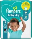 M&auml;hkmed Pampers Active Baby Dry, suurus 8, 27 tk