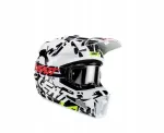 Motorratta kiiver Leatt 3.5 Zebra, L suurus