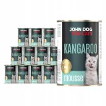 John Dog m&auml;rg kassitoit k&auml;nguruliha jaotises, 12 x 400 g