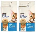 PURINA CAT CHOW Special Care 3in1 kuivtoit kassidele, 1,5 kg x 2