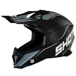 Krossikiiver SHOT LITE PRISM, must/valge, matt, suurus L