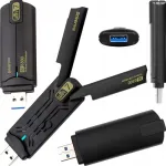 V&otilde;rguadapter BE6500, WiFi 6E7, triband, 5 GHz / 6 GHz, WPA3