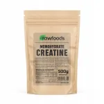 Kreatiinmonoh&uuml;draat RAWFOODS 500 g + kreatiin D3-vitamiiniga Micro 200Mesh