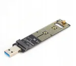 M.2 NVMe PCIe USB 3.1 adapter, 10 Gb/s SSD lugeja