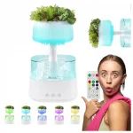 CONBLOM &otilde;huniisutaja LED-valgustusega, 450 ml, valge, puldiga, taimeriga