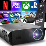 Projektor 50000LM WiFi Android Smart TV Full HD 4K autofookus 300"